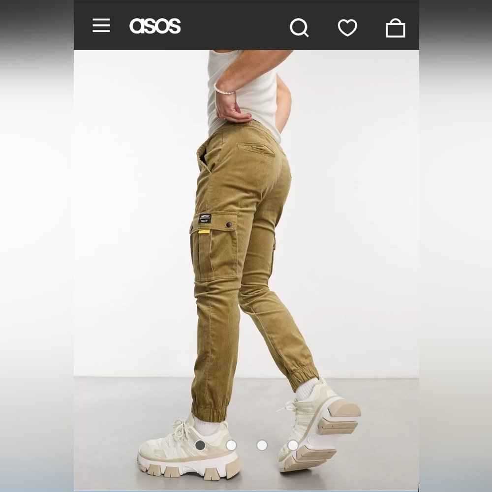 Wesc Corduroy Utility Joggers Pants Men's XL